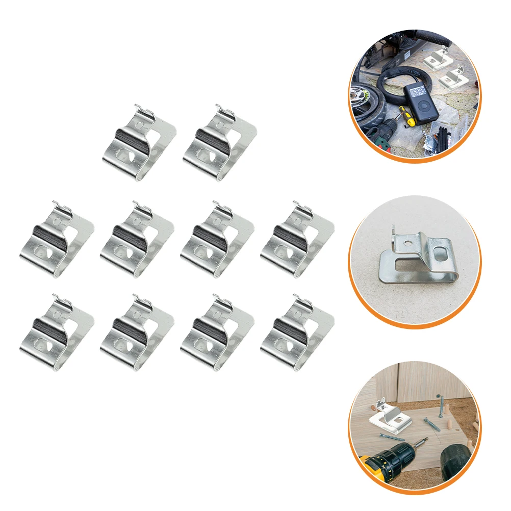 

10pcs Tool Hook Belt Clip Replacement For 20V Power Drill Driver Heavy Duty 50Kg Rust Resistant Key Belt Clip Work Efficient