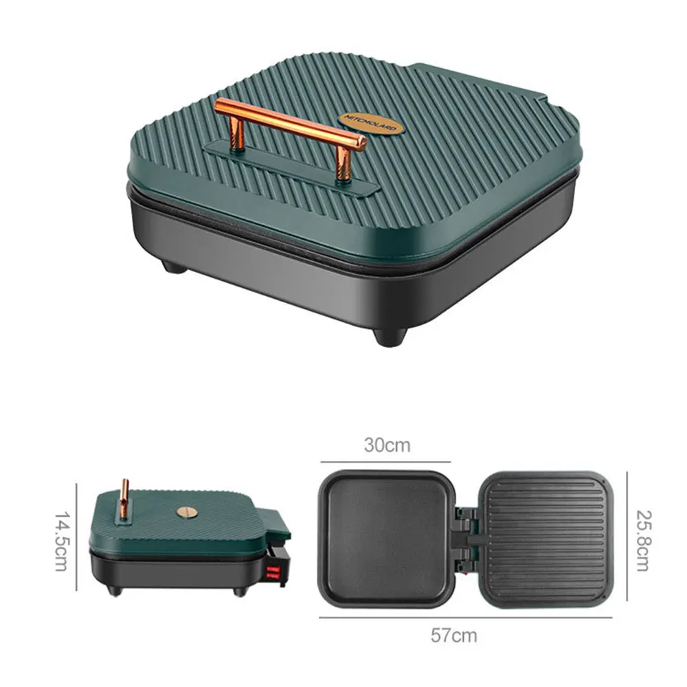 Многофункциональная форма для выпечки, бытовая электрическая машина для блинов, двухсторонняя нагревательная машина для блинов с антипригарным покрытием