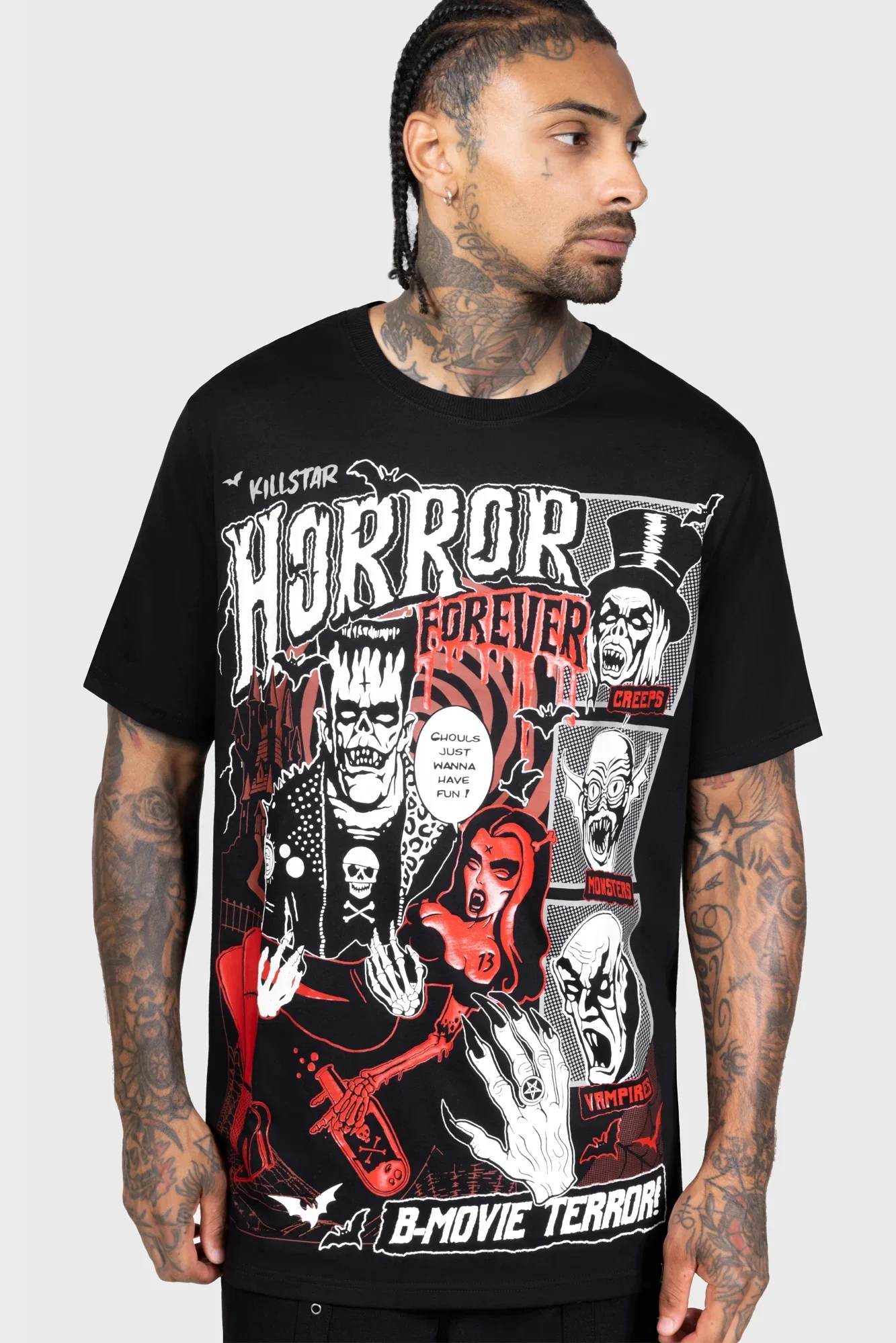 Blind Mind Gothic Tattoo Art Retro Style Summer Casual T-Shirt Men's and Women's Luxury Brand  Top
