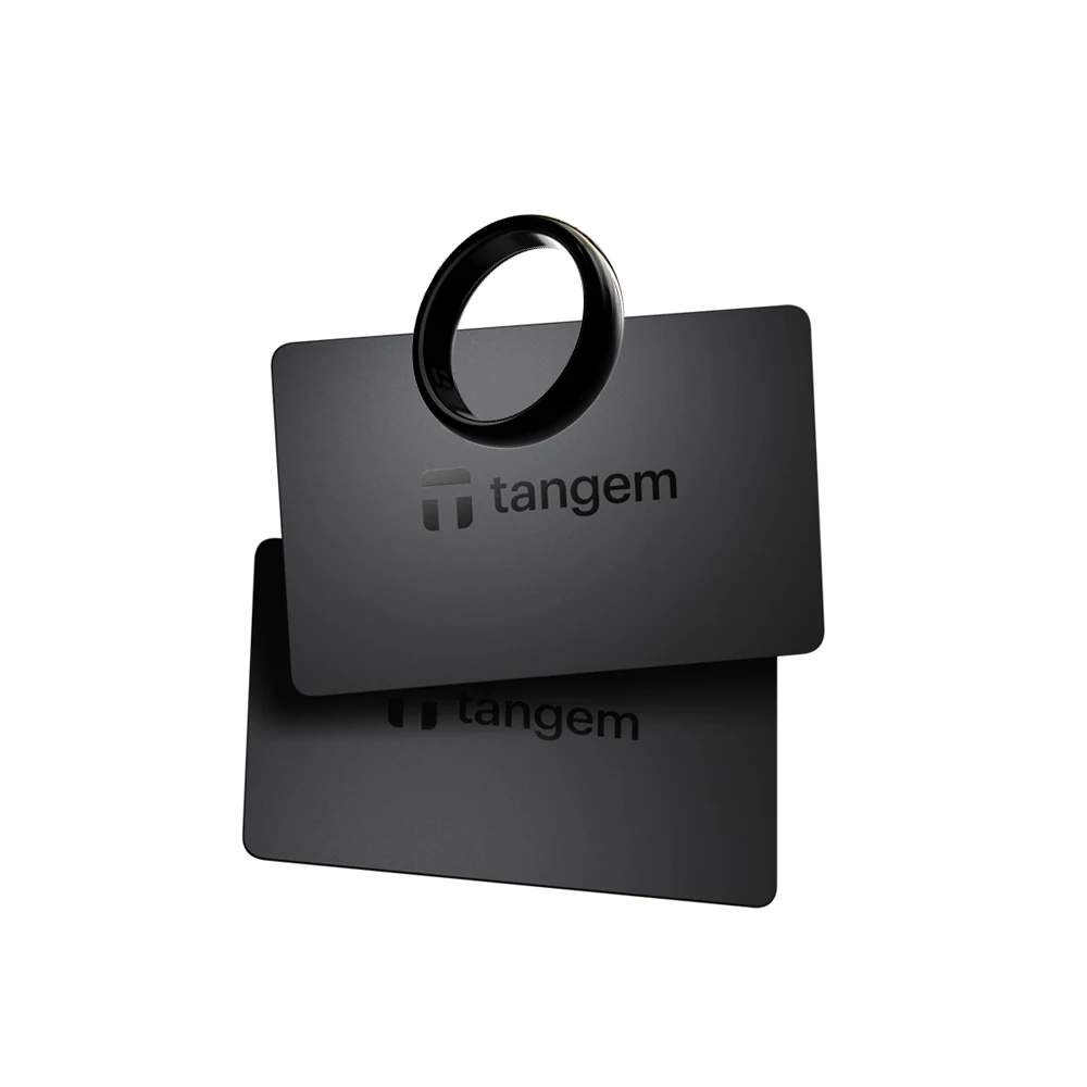 Tangem Ring Crypto Hardware Walle Bitcoin Cold Storage 100% Offline Hardware Wallet 25 Years Guarantee