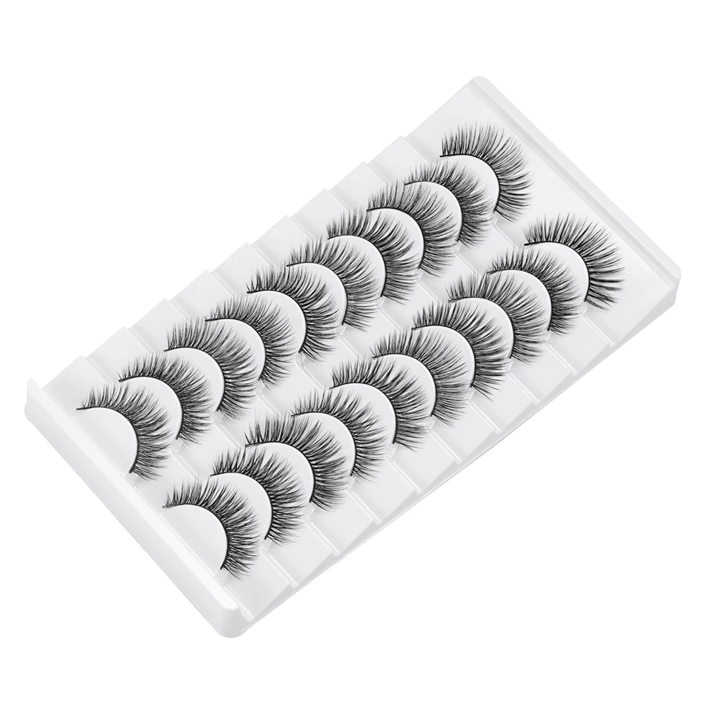 Beauty Full Strip False Eyelashes Handmade Natrual Long Fake Eyelash Cruelty-free Eye Makeup Tools Eye Lash Extension