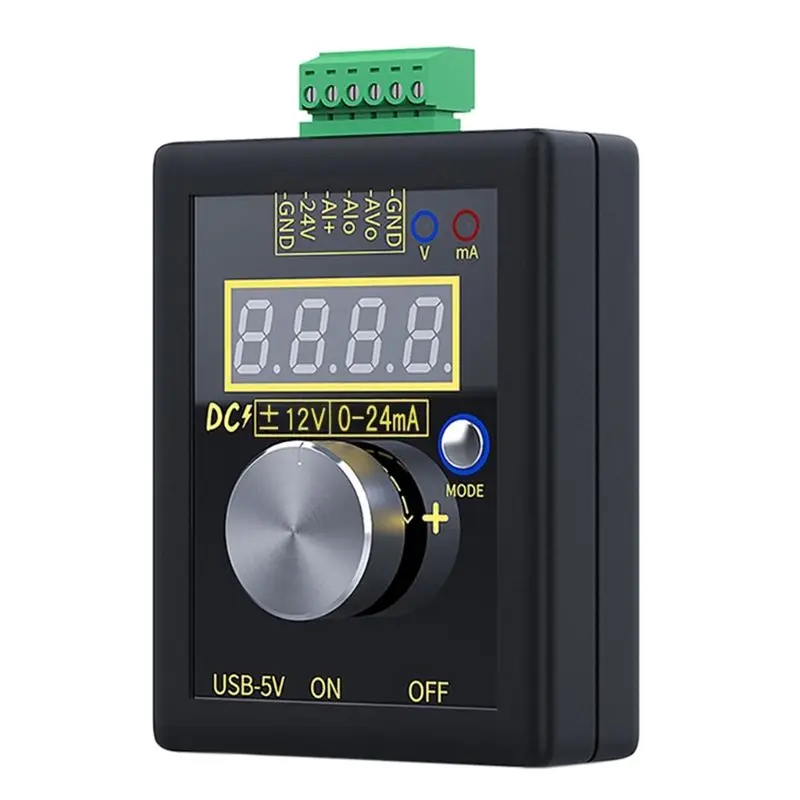 BAAJ-Practical Current Generator With 3 Power Supply Methods Rechargeable Analog 0-12V 0-24Ma SG-002 Calibrator