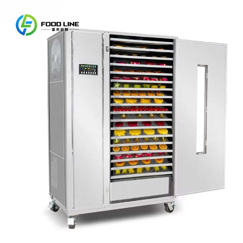 Industrial Food Dehydrating Machine Customized, Commercial Meat Drying Oven for Fruit and Vegetable Dehydration