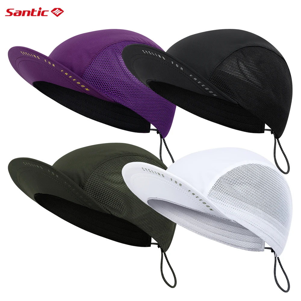 Santic 2024 New Cycling Caps Sports Cycling Hats Outdoor MTB Road Bike Hats Head Wear WZ24P184