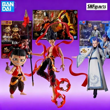 

Bandai Original MODEL KIT SHF AO BING NE ZHA Action Collectible Model Assemble Toys Gift