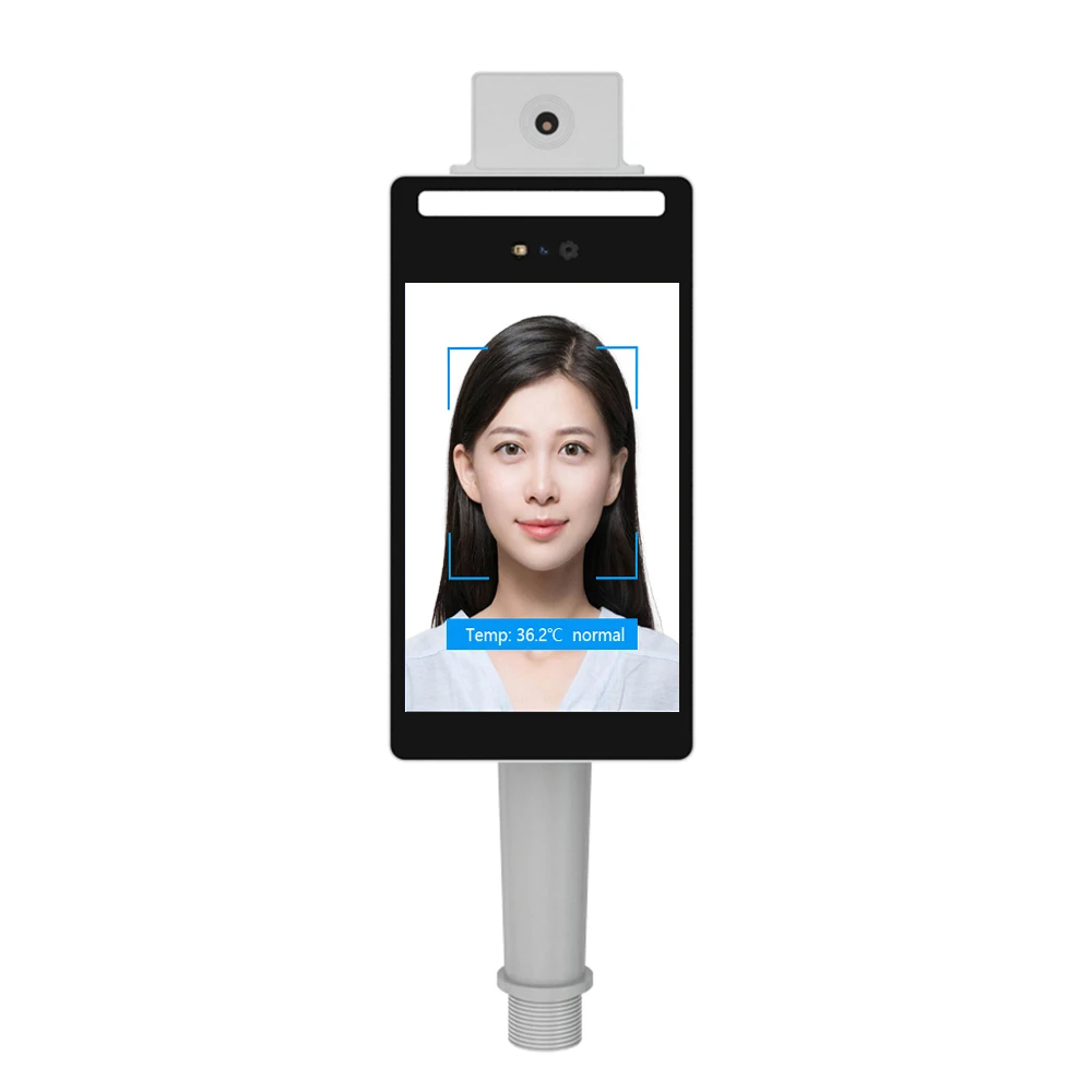 

Temperature Recognition 8 Inch Security Ai Face Recognition Camera Door Access Control Terminal Face Recognition Access