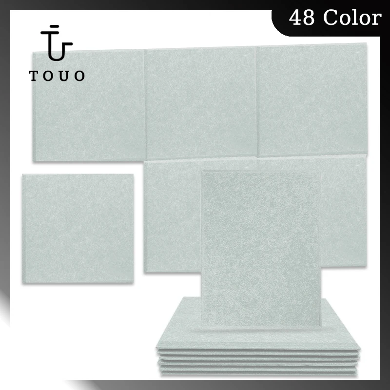 

TOUO Sound Panel 6 Pcs Acoustic Panel Studio Soundproofing Panels On The Wall For Home Music Studio Home Accessories