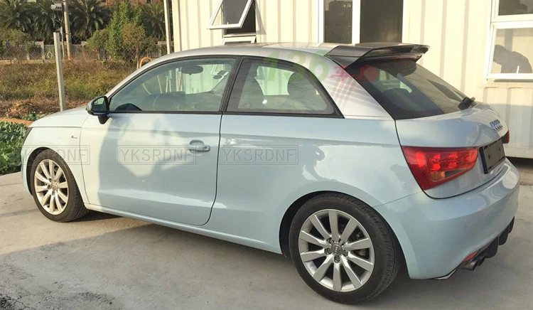 KLSHIRU For Audi A1 R18 2010-2014 high quality Carbon Fiber rear boot Wing Spoiler Rear Roof Spoiler Wing Trunk Lip Boot Cover