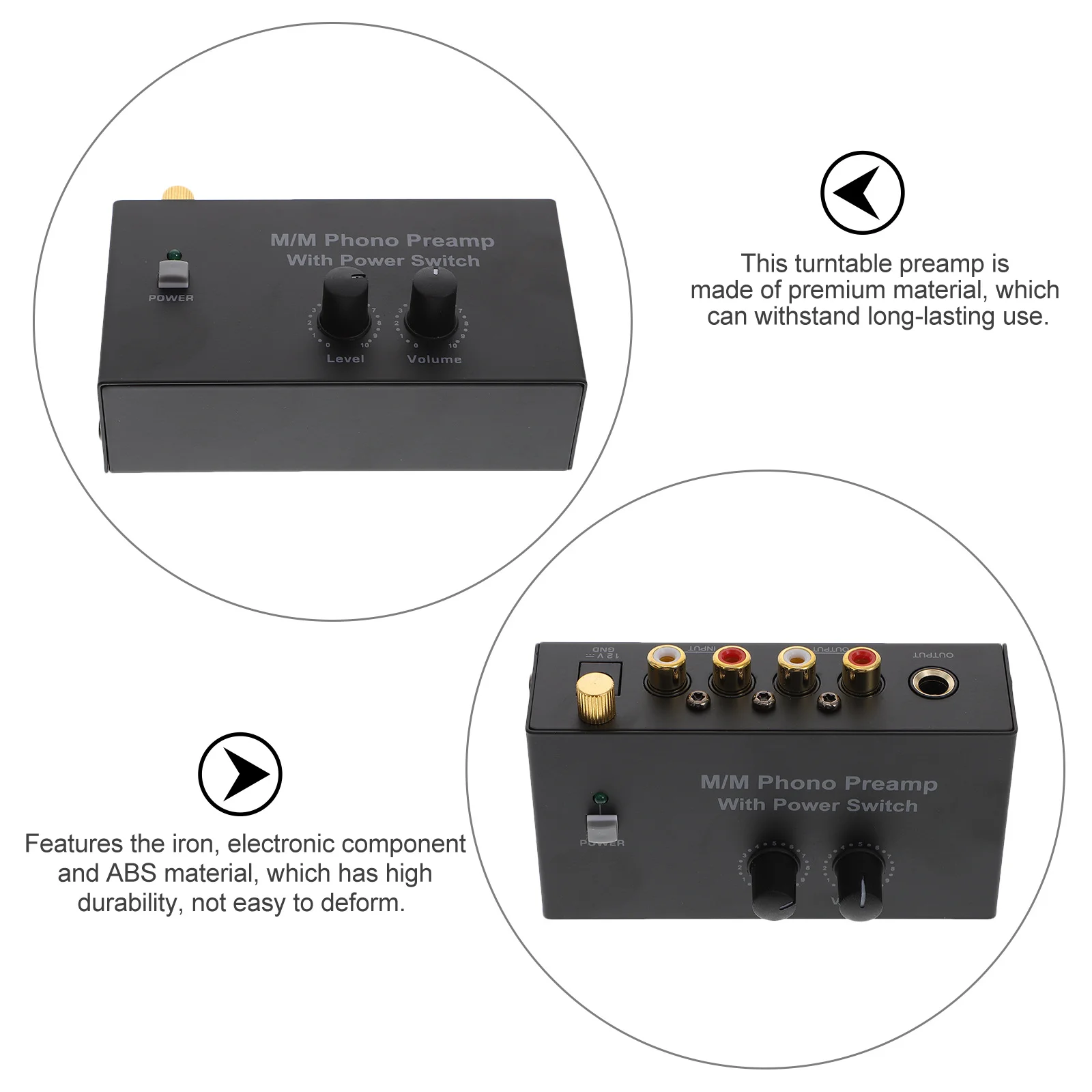 فونو Preamp القرص الدوار مضخم الصوت منخفض الضوضاء أمبير صغير المنزل ستيريو الاتحاد الأوروبي التوصيل فونو Preamp مكبر للصوت الصوت المنزلي