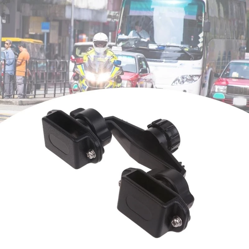  Walkie Car Bracket Easy Installation & Stable Support Two Way Radio Mount Vehicle Clamp Bracket for Handheld Radios