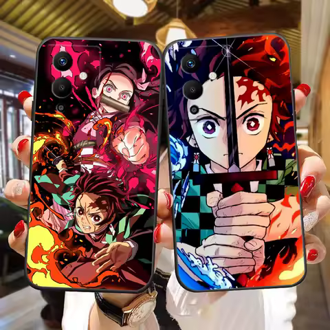 D-Demon Slayer Kimetsu No Yaiba Custom Phone Case For Infinix TECNO POP SPARK SMART 5 6 7 8 9 CAMON 16 17 20 20C 30C 30 30S Case
