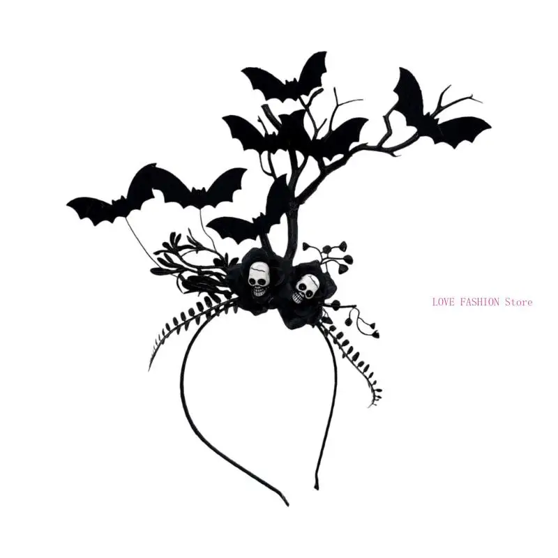 ゴシックスタイルの樹脂ヘアバンド女性パーティーアクセサリーY166のためのエレガントなブランチデザイン