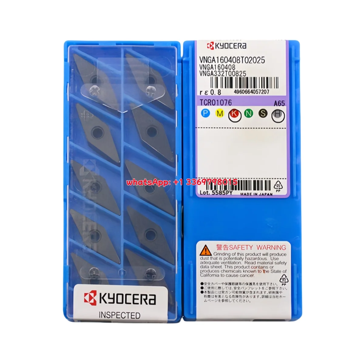 

10pcs 100% Original VNGA VNGA1604 04 08 S01525 S02025 A66N PT600M A65 Turning Insert