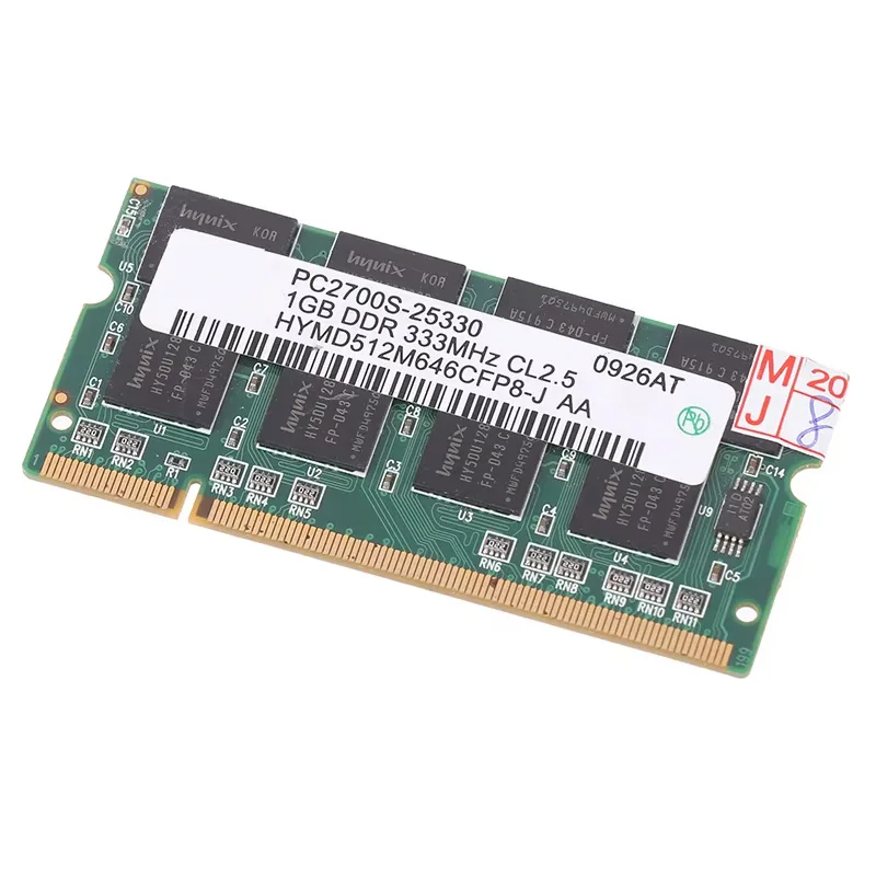 1GB DDR1 Laptop Memory Ram SO-DIMM 200PIN DDR333 PC 2700 333Mhz For Notebook Sodimm Memoria