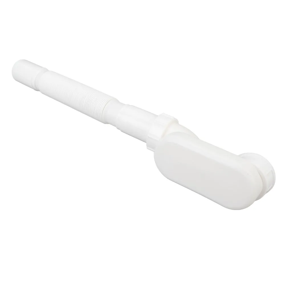 1-1/2 Inch Bathtub Drain Pipe Plastic Material Expandable Design Drainage Pipe Kit Low Profile Flexible Pipe Shower Drain Pipe
