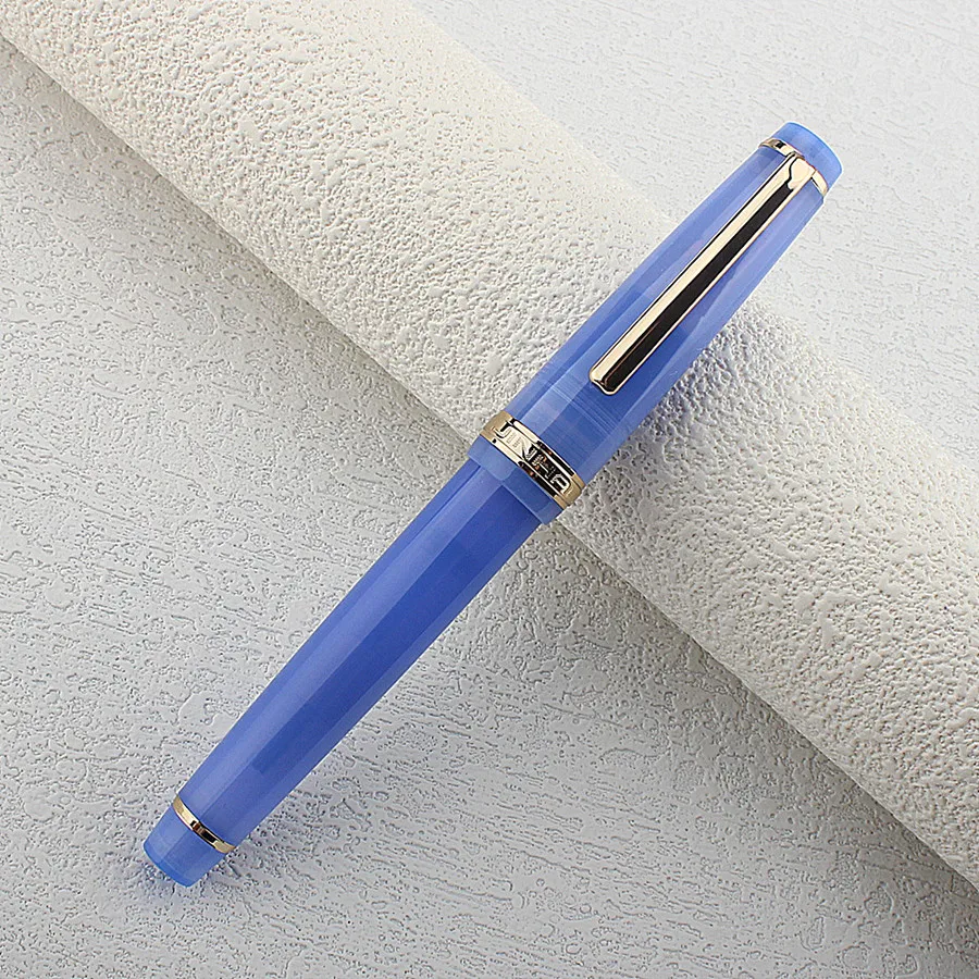 Jinhao 82 Fountain Pen Golden Clip EF/F/M Nib Acrylic Ink Pen Luxury Writing Pens for Stationery Business Office School Supplies