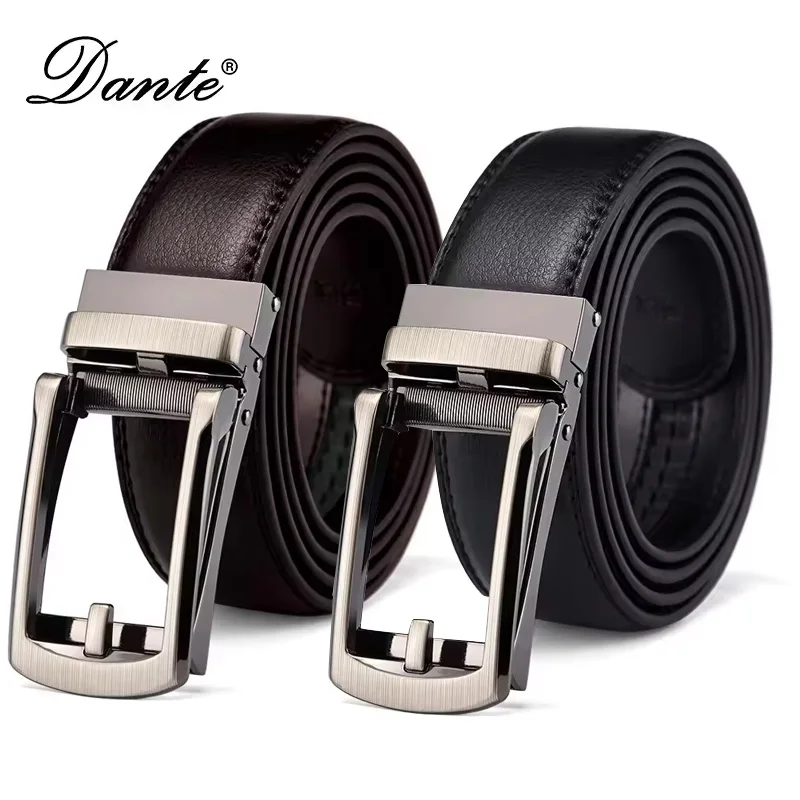 جديد الرجال بو حزام جلد أسود ، براون أزياء عارضة الأعمال نمط التلقائي مشبك حزام حقيقي للكبار رجل الخصر حزام الذكور #1