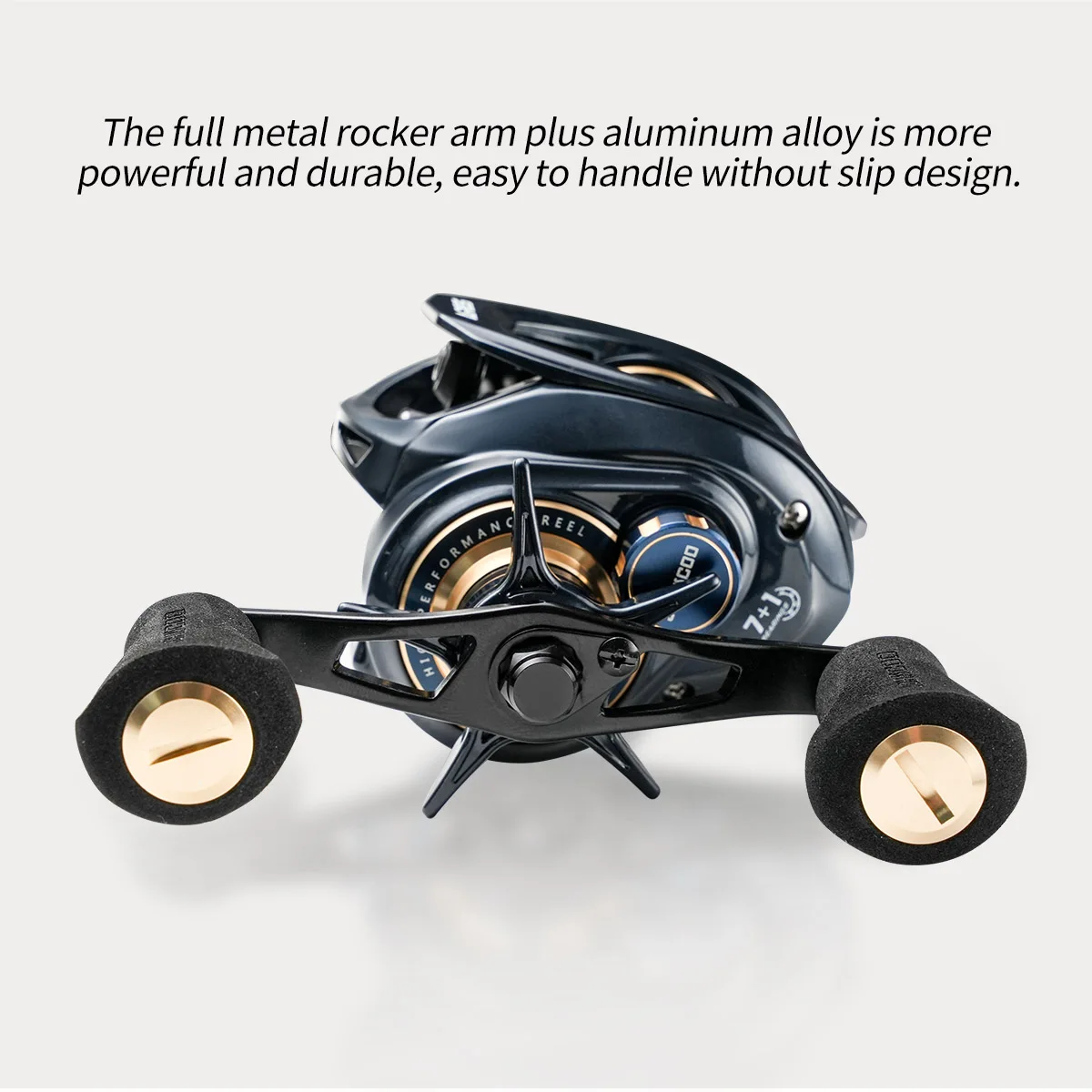 JOHNCOO ARES Carrete Baitcast agua salada marco aluminio perfil bajo - imagen 5