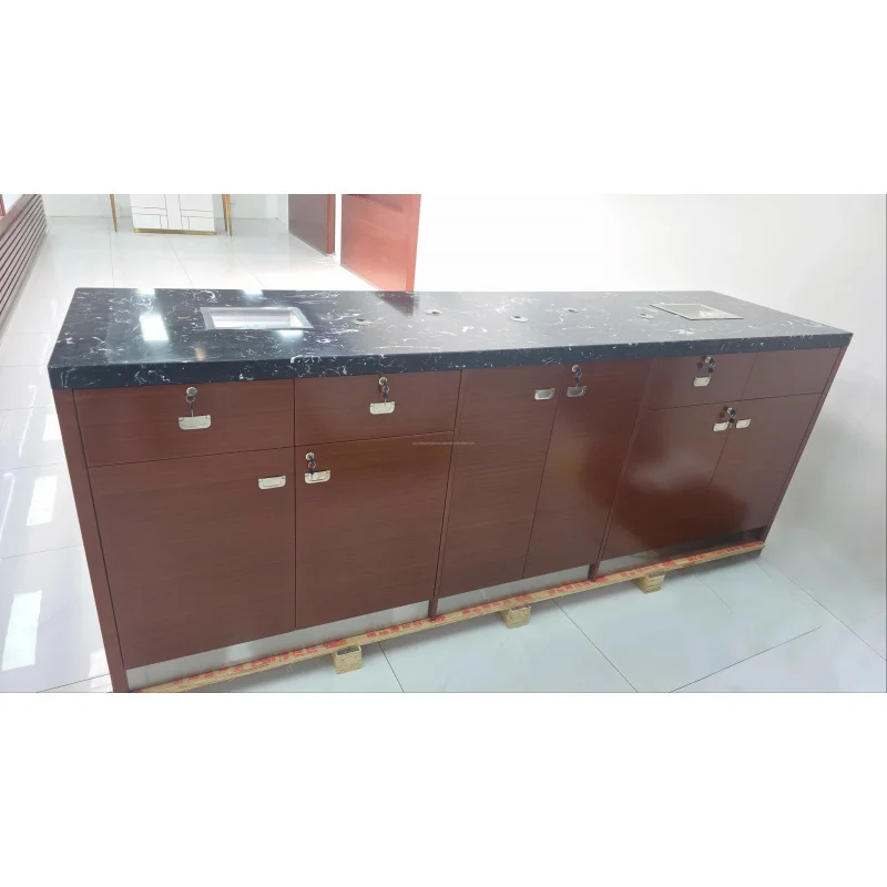 custom.Jewelry & Showroom Interior Design Custom Wooden LED Glass Showcase Counters Waterproof Full Shop Deco view 5