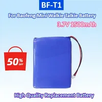 NEW BF-T1 3.7V 1500mAh For Baofeng Mini Walkie Talkie Battery Rechargerable Li-ion Battery T1 Two Way Radio Accessory