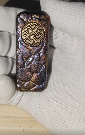 TANGO edc color titanium stone pattern material EDC decompression toy
