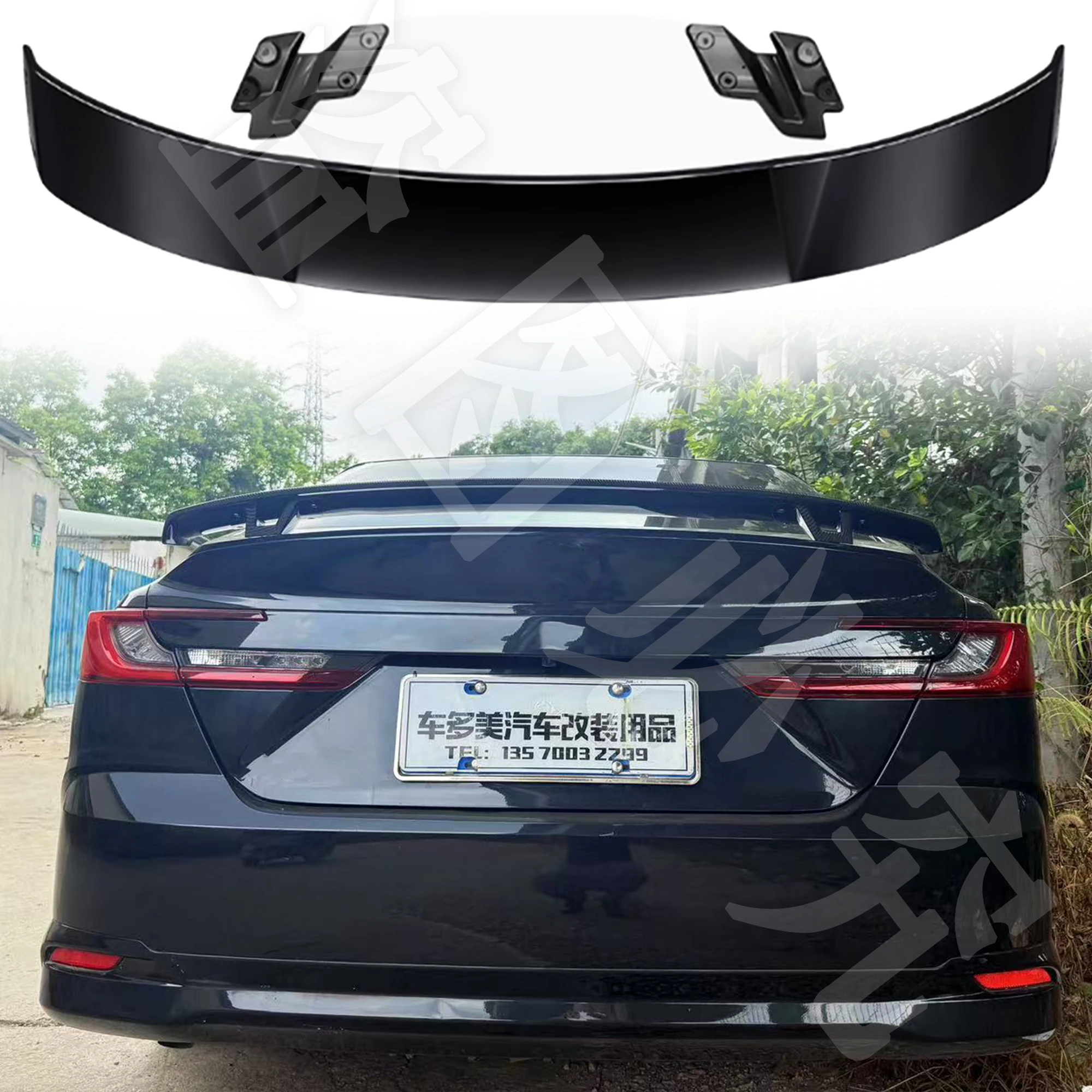 

Спойлер для Toyota Camry 2018-2024, АБС-пластик, заднее крыло, крышка багажника, черная крышка багажника, чехол для губ в стиле MK