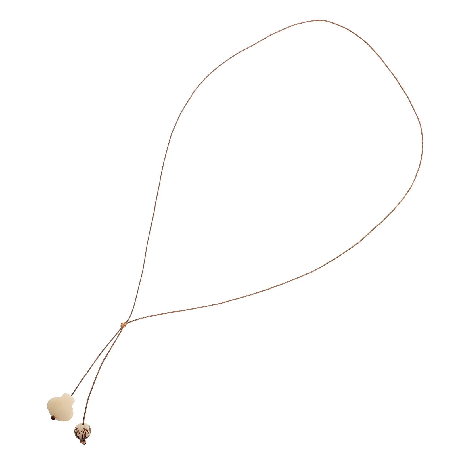 

Ethnic Bodhi Garlic Necklace Vintage Long Boho Pendant Necklace Casual Travel Stylish Accessory for Women