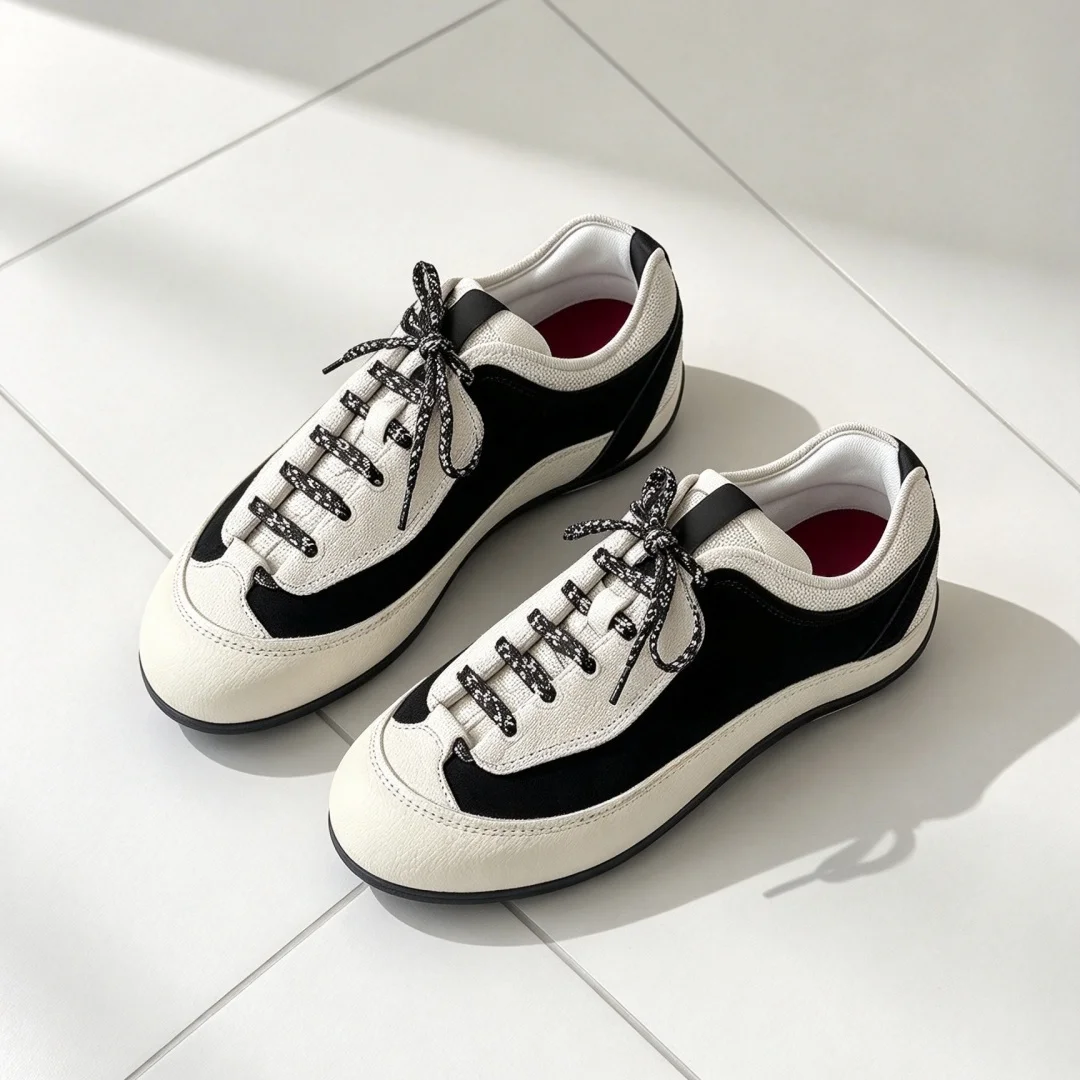 Luxury Brand Women's Outdoor Commuter Shoes Flat Casual Shoes Hiking Shoes Handcrafted Upper Premium Suede Minimalist Stylish
