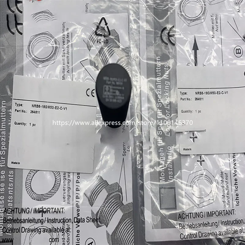 

2PCS New High Quality Pl+F NRB8-18GM50-E2-C-V1 proximity switch