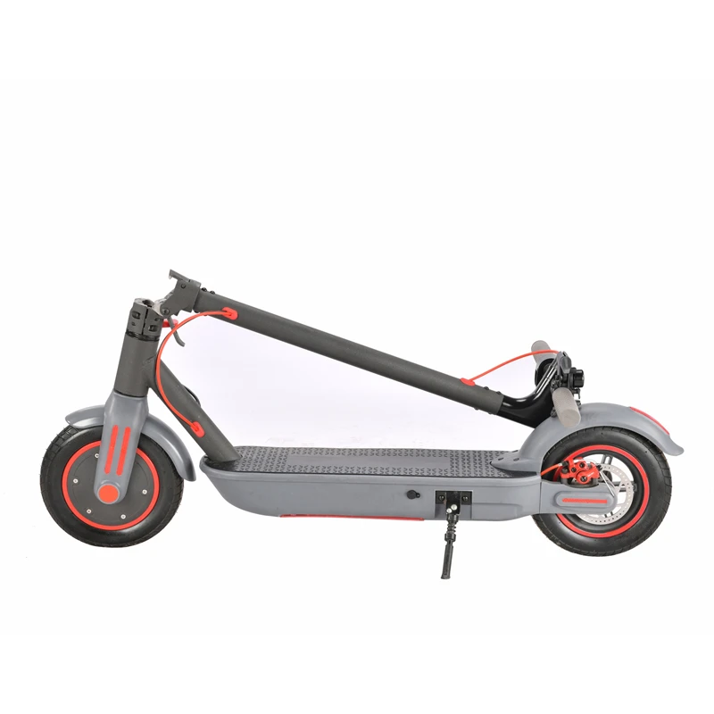 Front Shock Absorption 10 Inch Foldable Mobility E-scooter Adult 2 Wheels Electric Snow Scooter Snowmobile