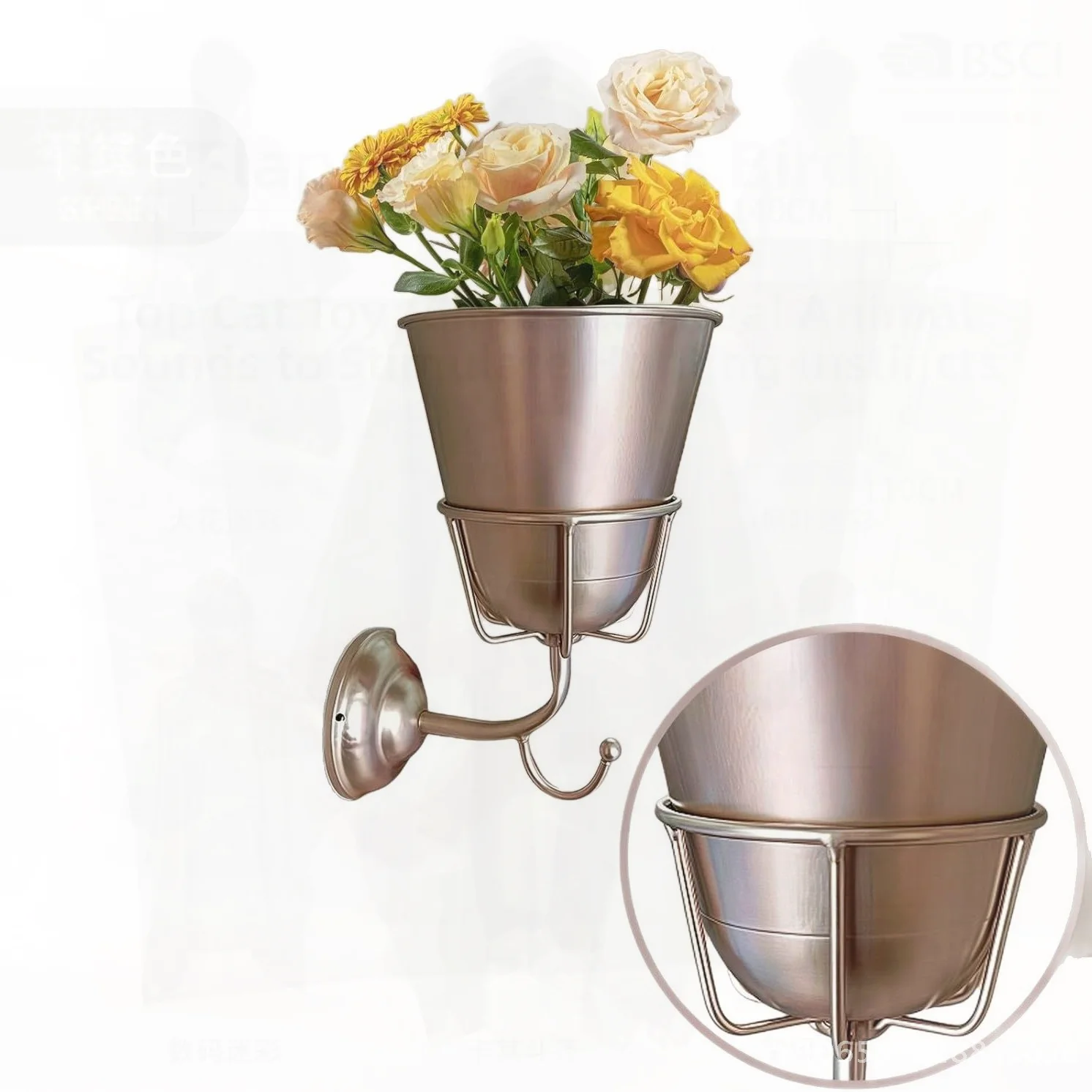 

Opal Wall Vessel European Retro Handmade Home Decor Silver Gold Craft Art Versatile Ornaments 3D Printing Casting