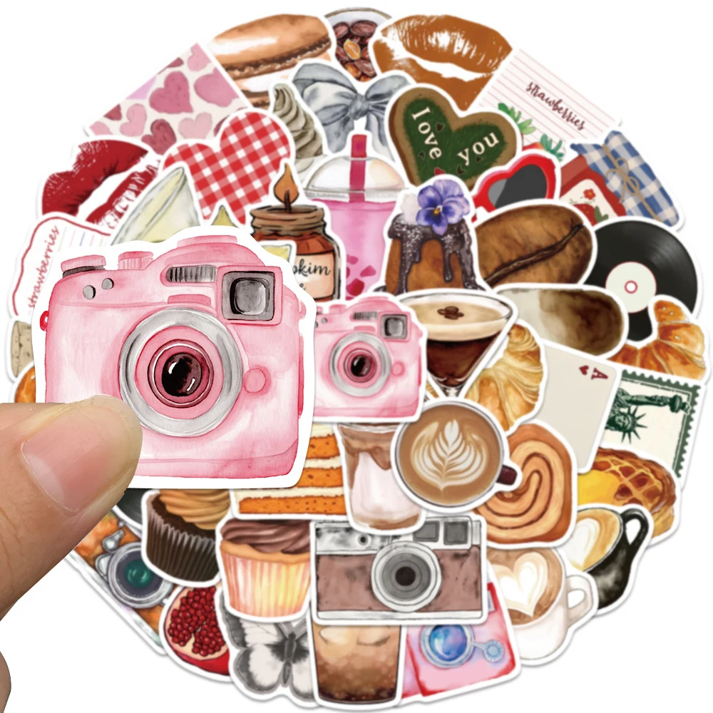10/30/50 قطعة Pinterest مستوحاة الجمالية ملصق ديكور الأمتعة المحمول الهاتف القرطاسية مقاوم للماء خمر ملصق حزمة