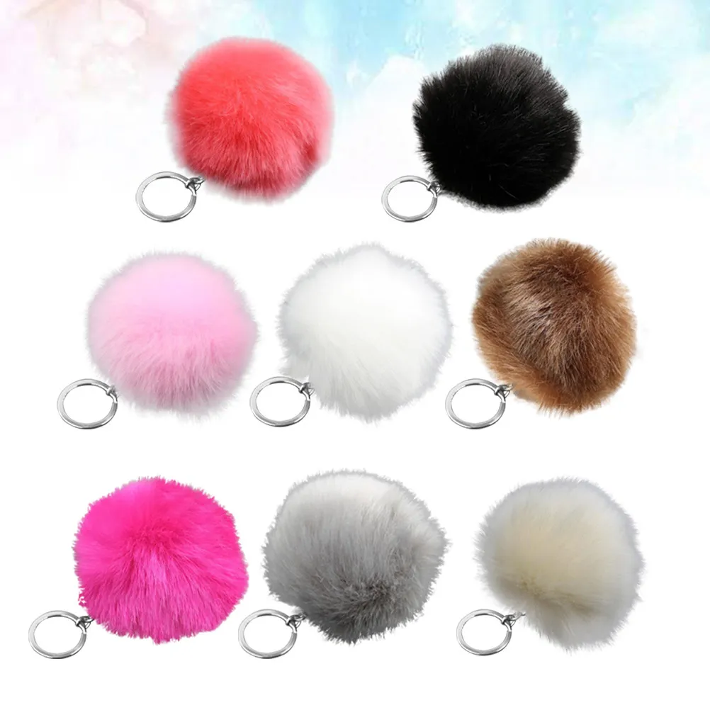 16Pcs Fashionable Ball Keychain Versatile Keyring for Handbag Smartphone Car Keys Perfect Gift Idea Stylish Daily Accessory
