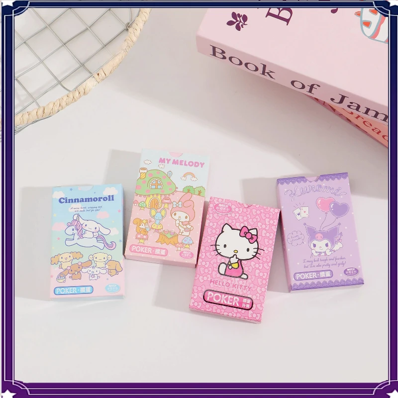 Sanrio натуральный милый мультфильм забавный досуг развлечения мелодия Hello Kitty серия покерная игра пасьянс Sanrio натуральный милый мультфильм забавный досуг развлечения мелодия Hello Kitty серия покерная игра пасьянс