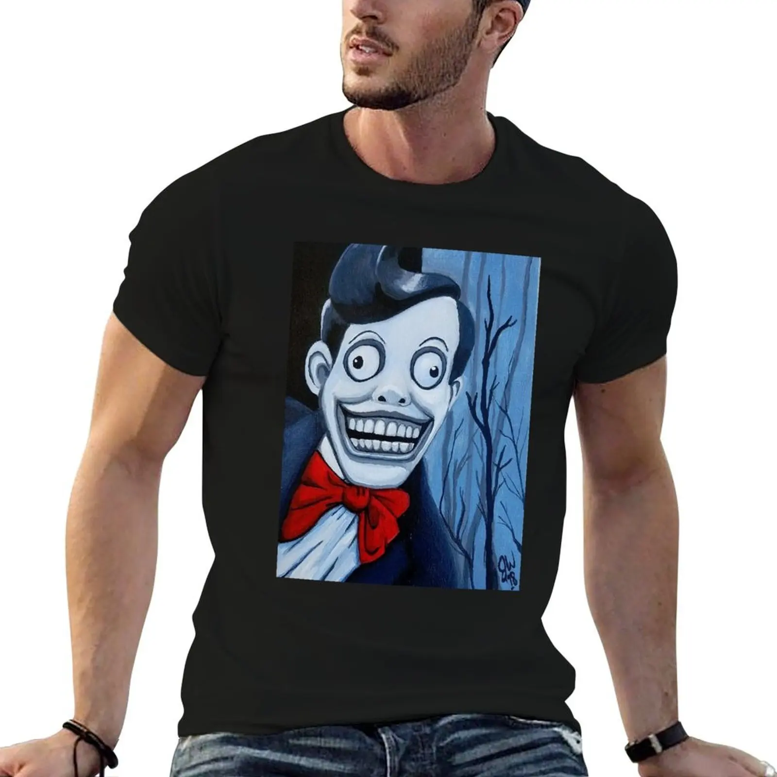 Mr. Chuckle Teeth, The X-Files, Horror Art, Scary, Creepy T-Shirt man t shirt summer printed t shirts for man T-Shirt