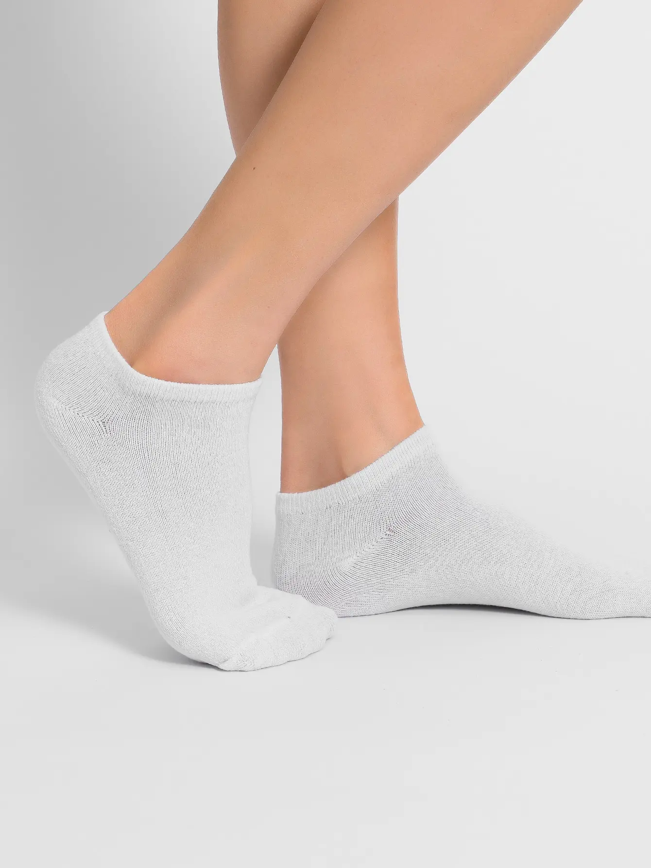 6pairs Solid Ankle Socks For Women Fashion Comfortable Low Tube Socks Set Breathable Style Casual Wear For Female Male