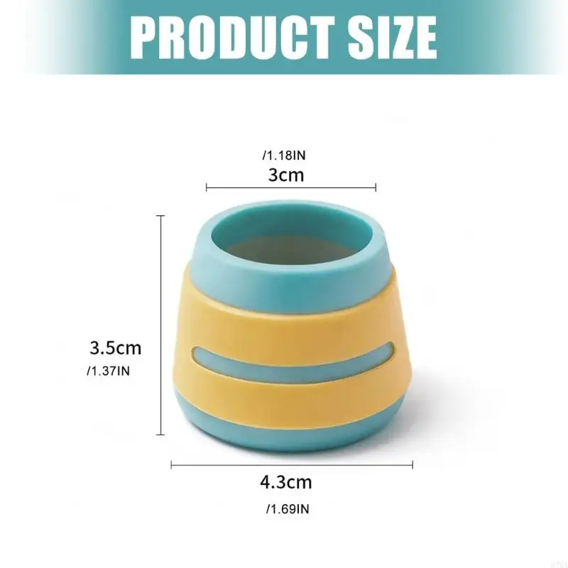 16pcs Easy Installation Silicone Leg Covers for Tables Chairs Anti Slip Quiet Furnitures Feet Caps Multiple Color Option 87HA