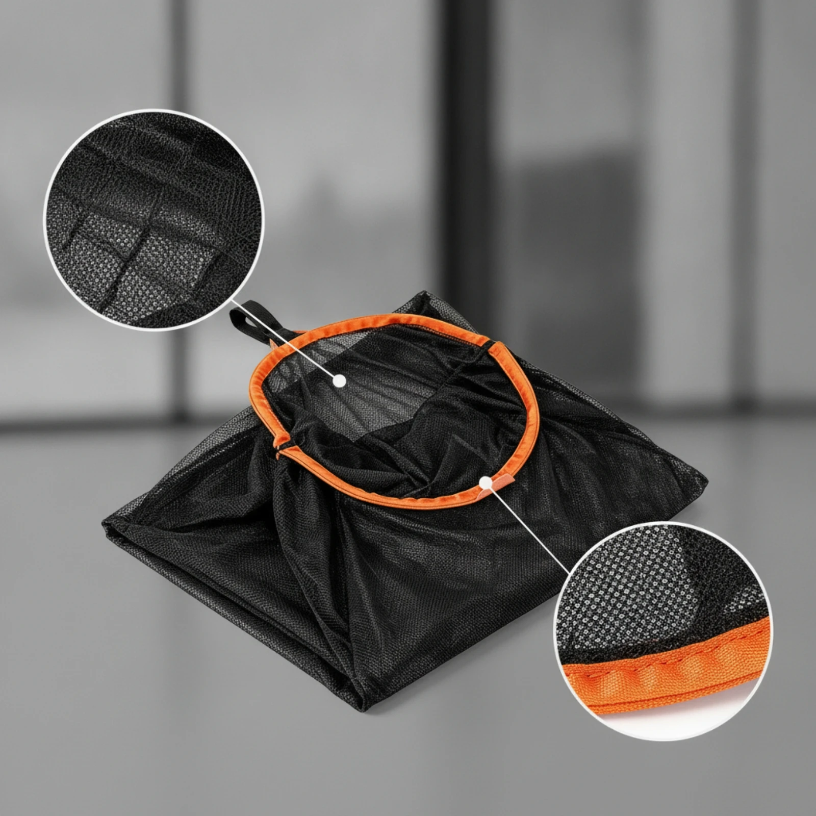 Soccer Goal Training Net Professional Knotless Orange Target Mesh for Striking Accuracy Improvement Backyard