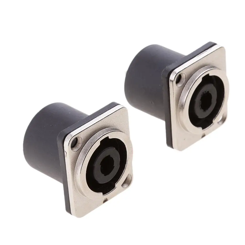 Four Core Audio Cable Connector Pro Speaker 4 Pin Female Jack for Professional Stage Amplifiers and Audio Use