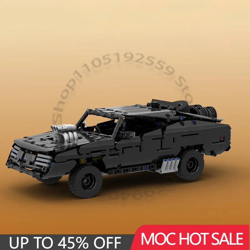 

Строительный блок серии Technic 1063 шт., модель пикапа-перехватчика, креативная сборка «сделай сам», игрушка-дисплей, детский рождественский подарок