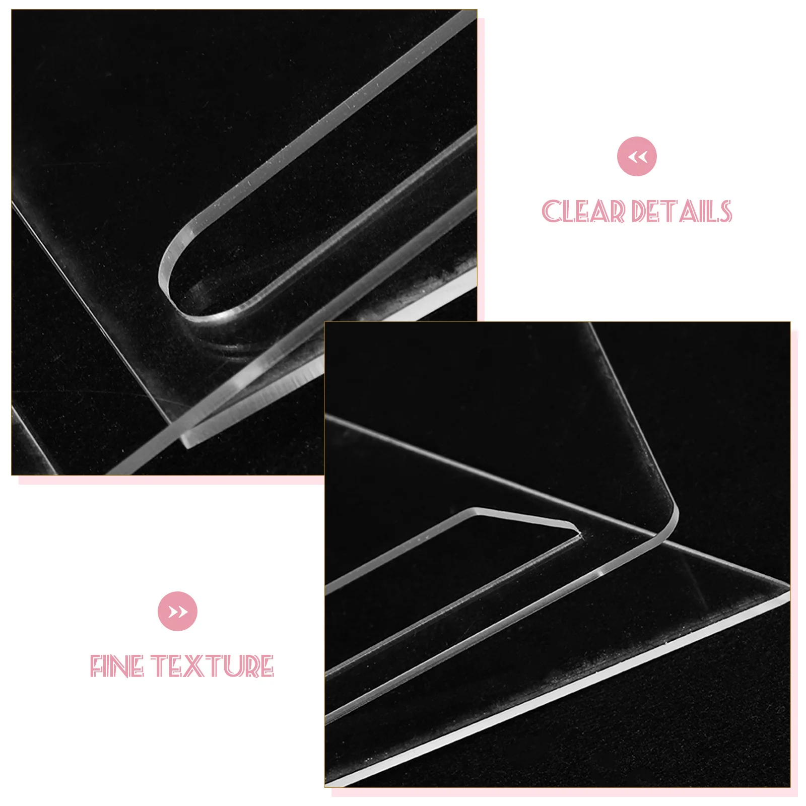 

Acrylic Book Stand Transparent Desktop Display Shelf For Books Magazines Cooking Recipes Kitchen Organizer Recipe Holder