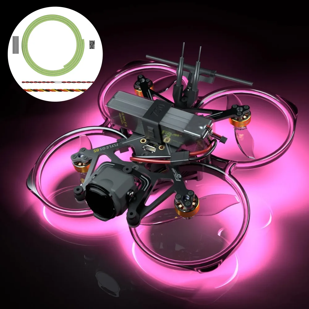 FLYWOO Flexibele LED +3.3V BEC 2.7mmx1M Universeel voor 5 - 26V FPV Drone DIY Decoratie & Nachtvlucht