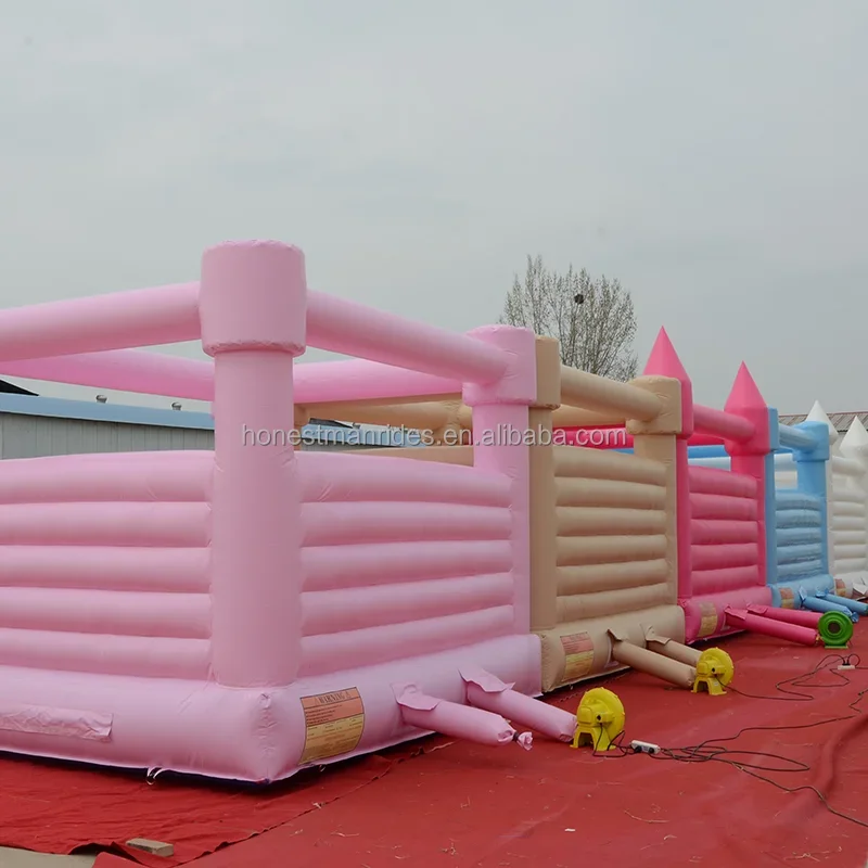 

Indoor Small Outdoor Jumping Wedding Bouncy Castle White Inflatable Castle Bounce House for Kids Children