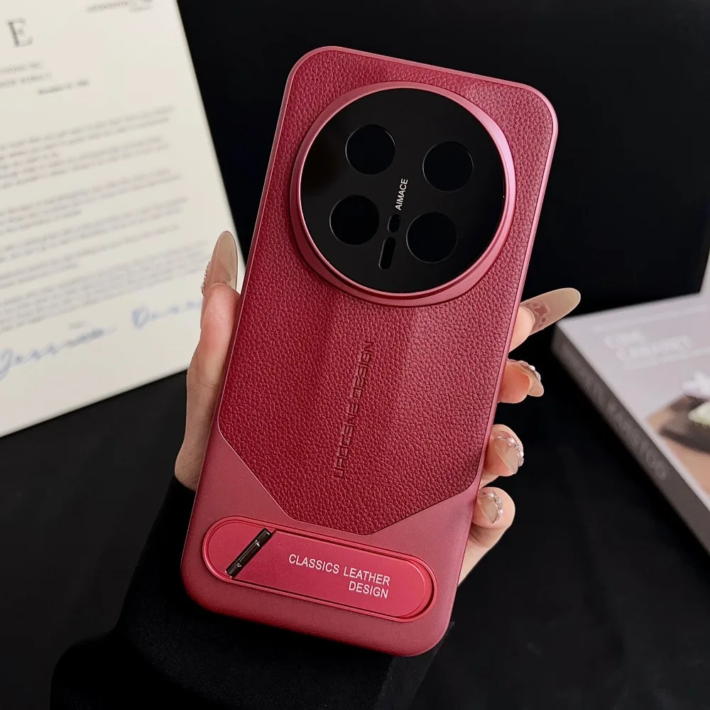 

Luxury Leather Texture Phone Case For Honor Magic8 Pro Magic7 Hard Full Coverage Shockproof Protective Cover For Magic8 Pro
