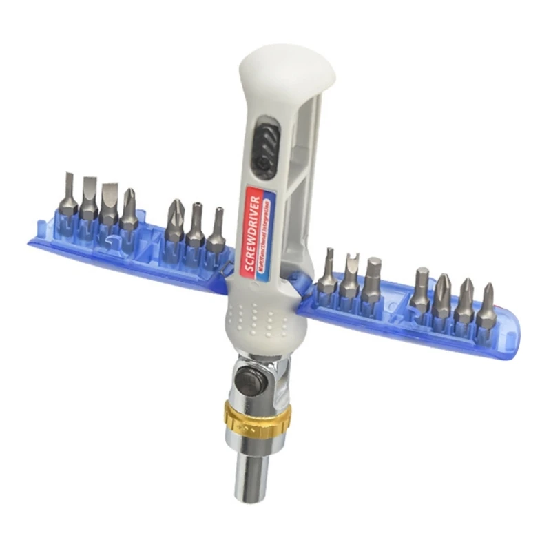 Comprehensive 14Piece Ratchet Professional Screwdriver Collection, Suitable for Electronics and Automotive Repair Dropship