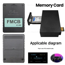 FMCB Free McBoot Card For Sony PS2 For Playstation 2 Slim 64MB Memory Card V1.953 OPL MC Boot for PS2 Accessories