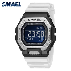 Orologio digitale elettronico SMAEL orologio da polso Shock cronometro 50M impermeabile Rectanle Led Clocke 8059 orologi da uomo sport per uomo