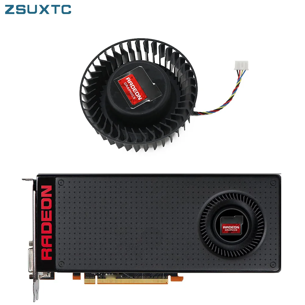 BFB1012SHA01 For AMD R9 390 X Fan DC12V 2.40A 4Pin GPU For XFX R9 390X fan Graphics Card Cooling Public version