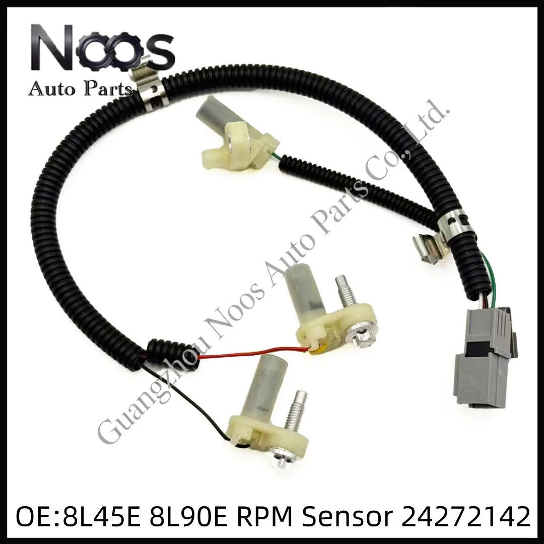 8L45, 8L45E, 8L90, 8L90E Automatic Transmission Input/Output Speed Sensor Harness 24272142, for Cadillac CT4 and CT5