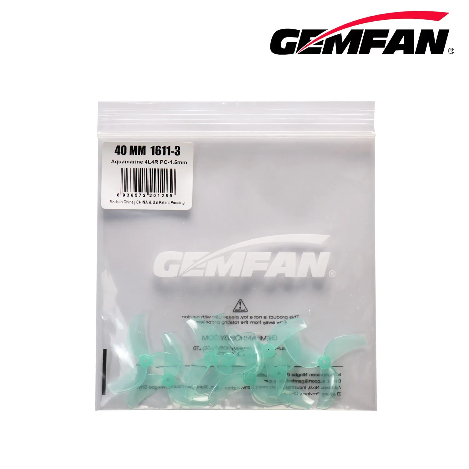 8 Stück 4 Paar Gemfan 1611 1613 1614 40mm Propeller 3-Blatt 4-Blatt Prop 0802 FPV Brushless Motor für FPV 80mm Racing Whoop Tiny Drohne – Detail 7